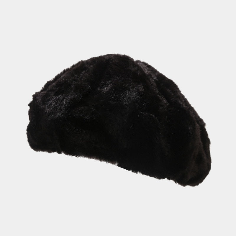 Wholesale Autumn and Winter Plush Thickened Warm Beret